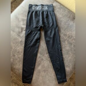 Gymshark Black High-Waist Leggings with Logo Waistband